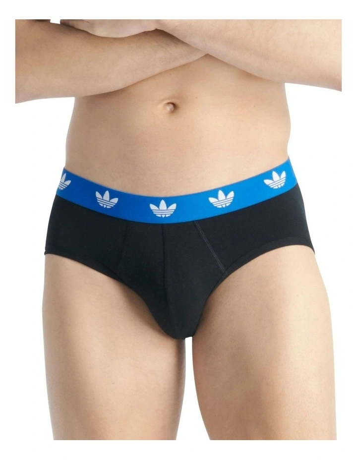 Comfort Flex Cotton Underwear Brief 3 Pack in Assorted image 2
