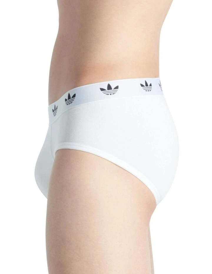 Comfort Flex Cotton Underwear Brief 3 Pack in White image 4