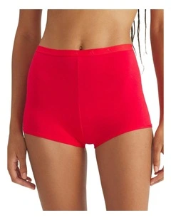 Active Essentials Cotton Shortie Underwear in Pure Ruby