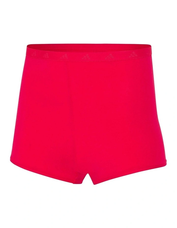 Active Essentials Cotton Shortie Underwear in Pure Ruby image 5