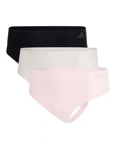 3 Pack Active Micro Flex High Waist Thong Underwear in Assorted