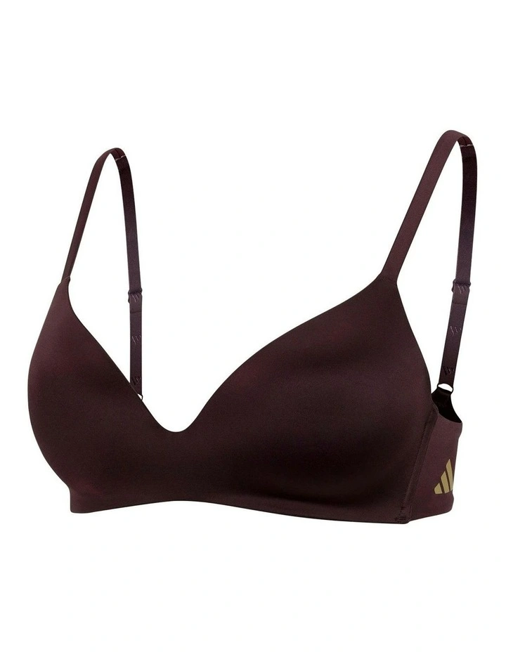 Active Micro Wirefree Contour Plunge Bra in Shadow Brown image 6