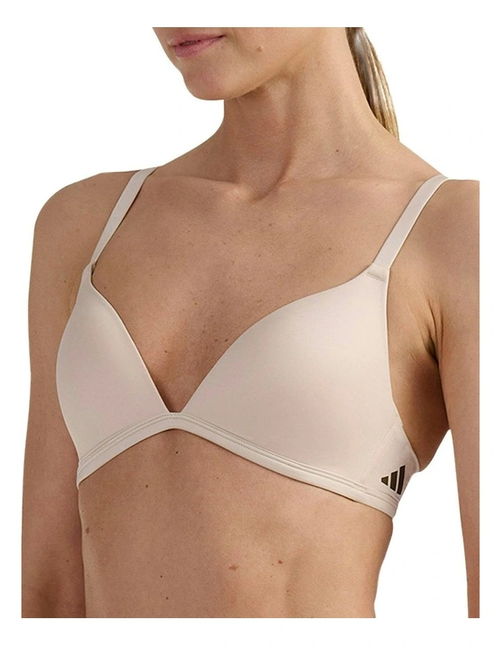 Active Micro Contour Wirefree Triangle Bra in Crystal Linen image 1