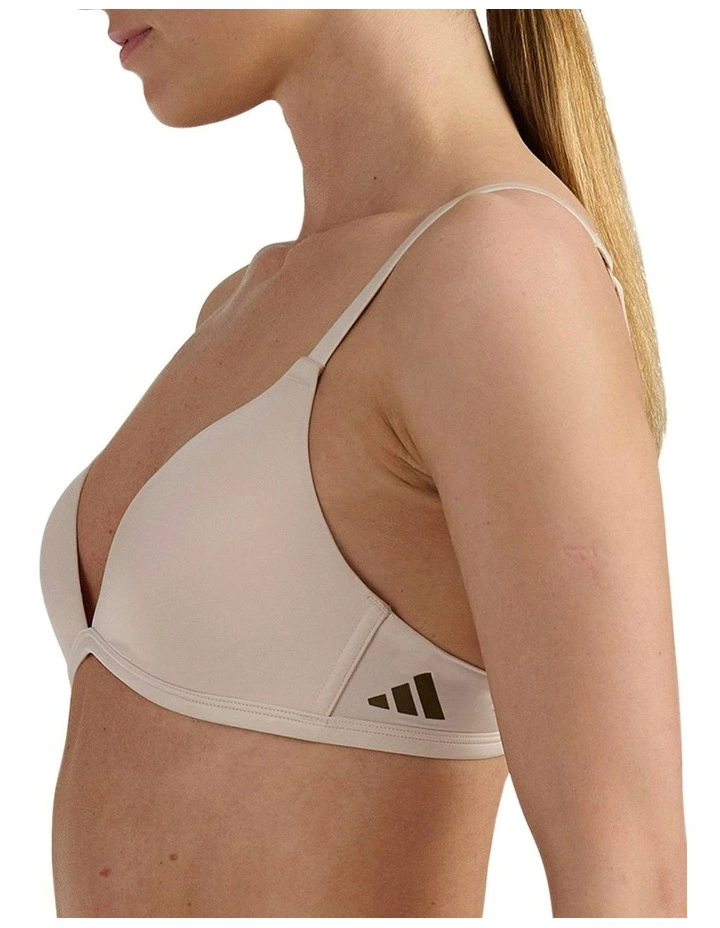Active Micro Contour Wirefree Triangle Bra in Crystal Linen image 3