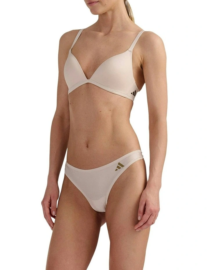 Active Micro Contour Wirefree Triangle Bra in Crystal Linen image 4