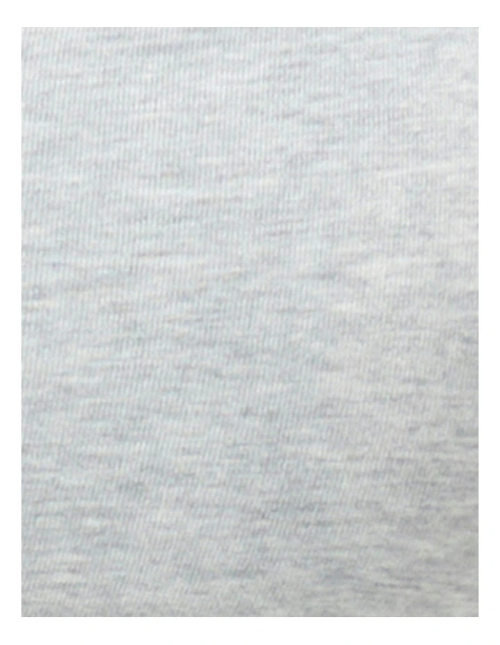 Active Essentials Wirefree Cotton Scoop Bralette in Medium Hthr Grey image 6