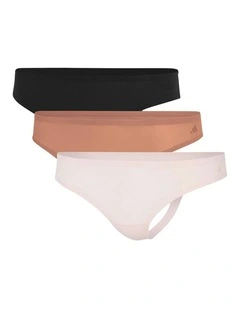 3 Pack Active Light Flex Thong Underwear in Assorted