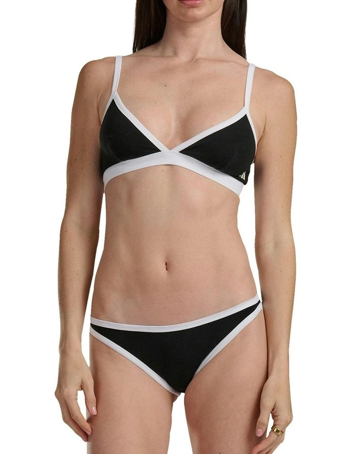 Active Essentials Cotton Contrast Triangle Bralette image 3