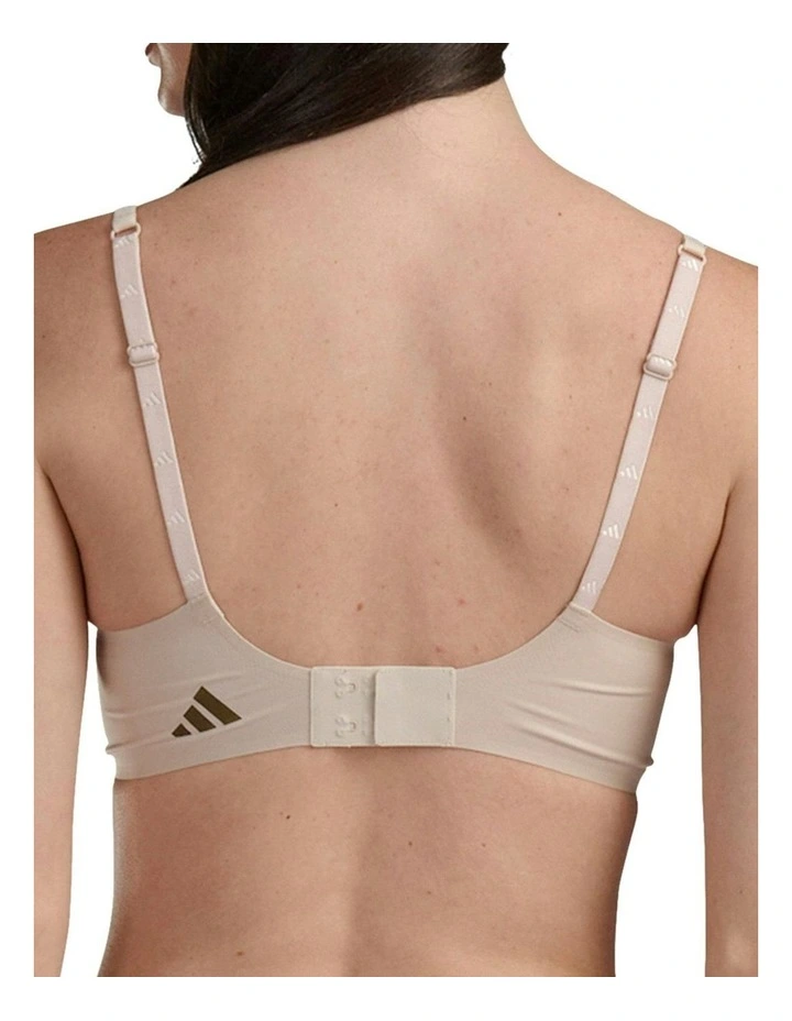 Active Micro Contour Bonded Wirefree Padded Push-Up Bra in Crystal Linen image 2