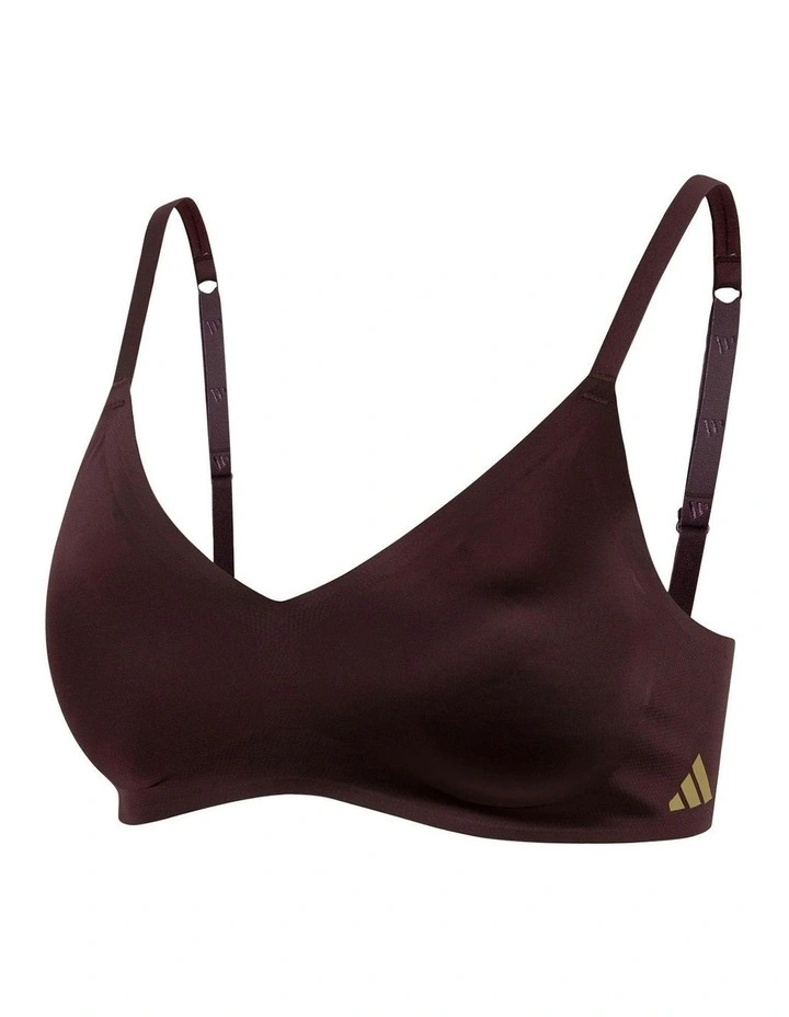 Active Micro Contour Bonded Wirefree Padded Push-Up Bra in Shadow Brown image 6
