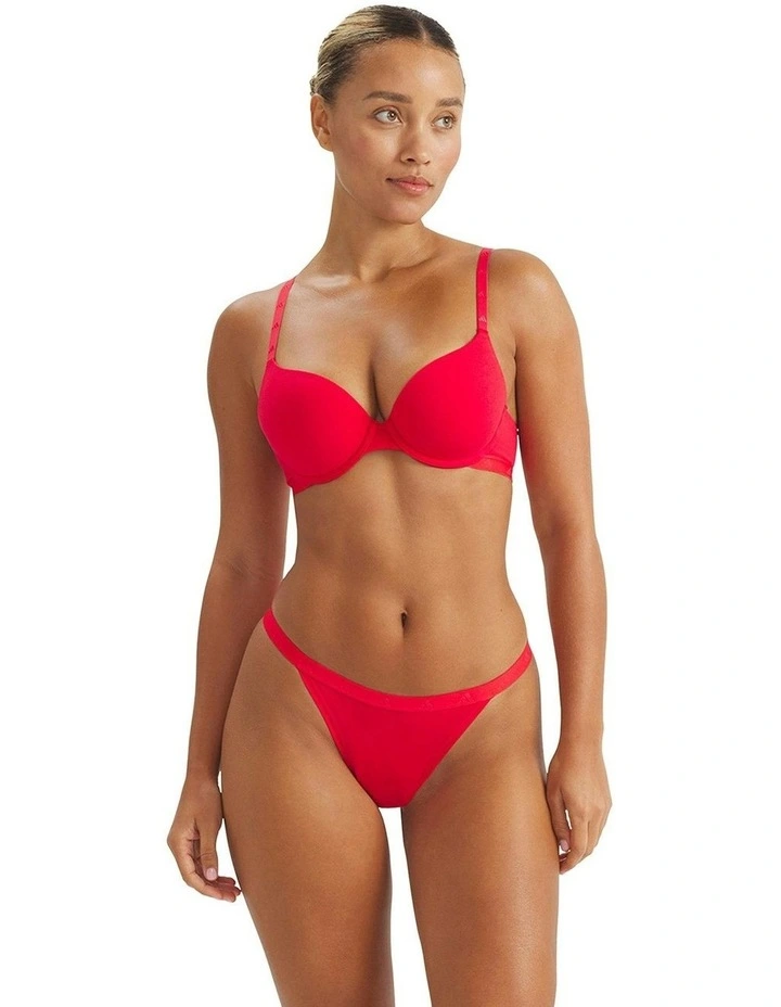 3 Pack Active Essentials Cotton String Bikini Brief in Assorted image 4