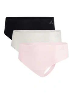 3 Pack Active Micro Flex High Waist Thong Underwear in Assorted