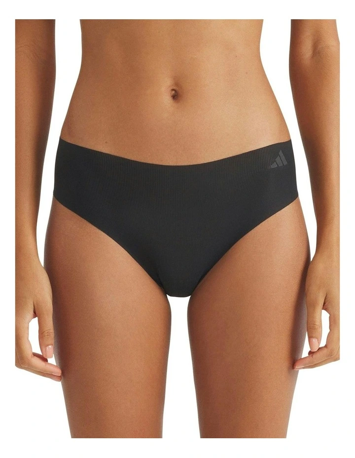 Active Micro Flex High Waist Thong Underwear 3 Pack in Black image 2