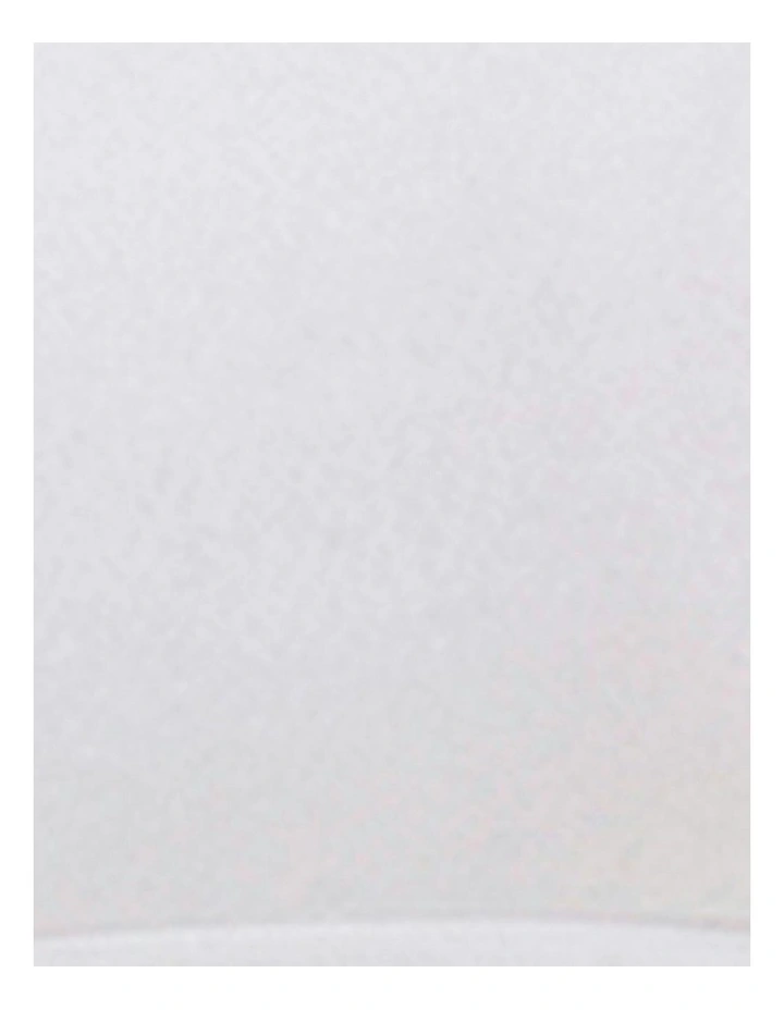 Active Essentials Wirefree Cotton Scoop Bralette in White image 6