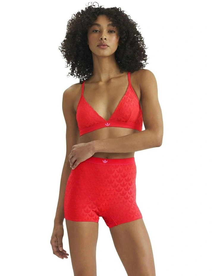 Microterrot Monogram High Waist Shorty Brief in Better Scarlett image 4