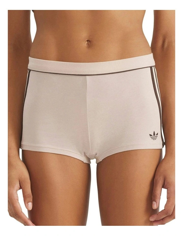 Adicolor Comfort Flex Cotton Shortie Underwear in Stone Khaki image 1