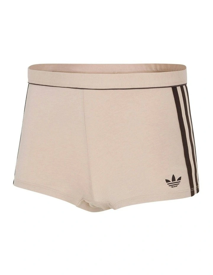 Adicolor Comfort Flex Cotton Shortie Underwear in Stone Khaki image 5