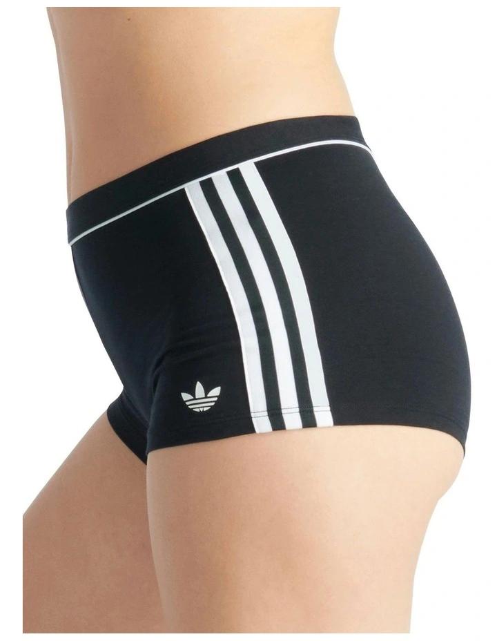 Adicolor Comfort Flex Cotton Shortie Underwear in Black image 3
