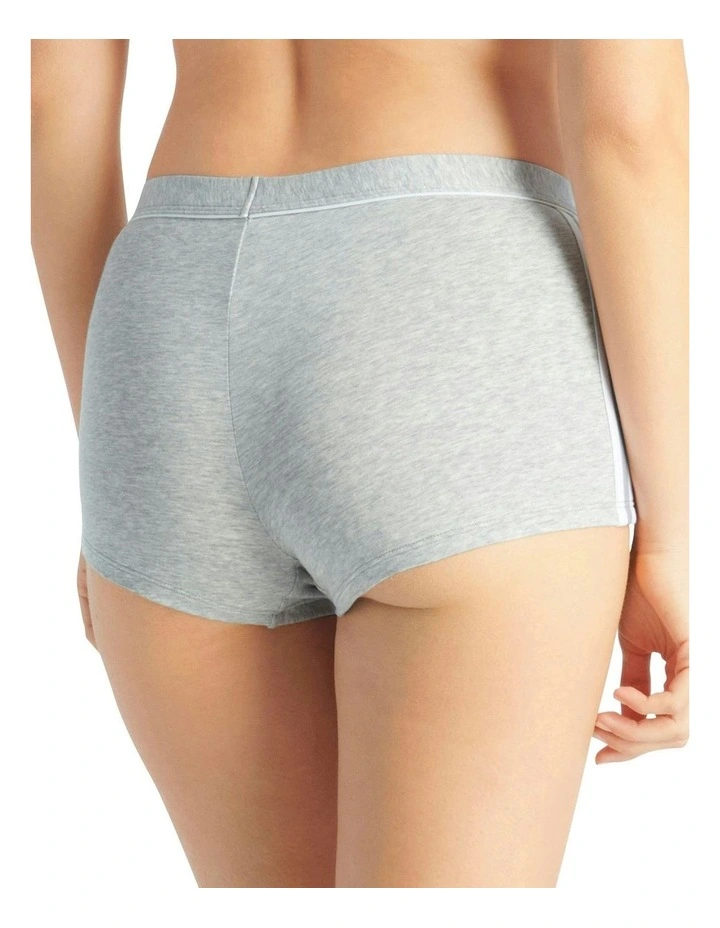 Adicolor Comfort Flex Cotton Shortie Underwear in Heather Grey image 2