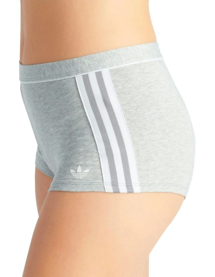 Adicolor Comfort Flex Cotton Shortie Underwear in Heather Grey image 3