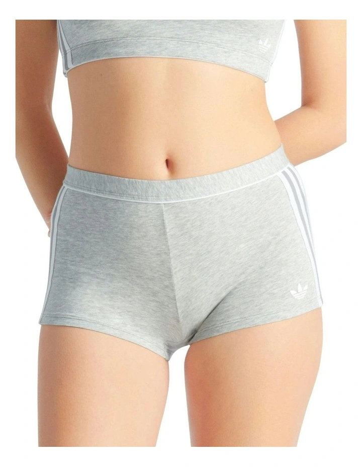 Adicolor Comfort Flex Cotton Shortie Underwear in Heather Grey image 5