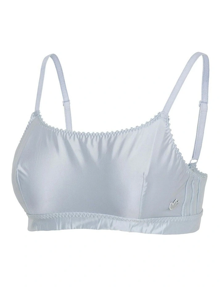 Comfort Satin Unlined Bandeau Bralette in Crystal Sky image 5