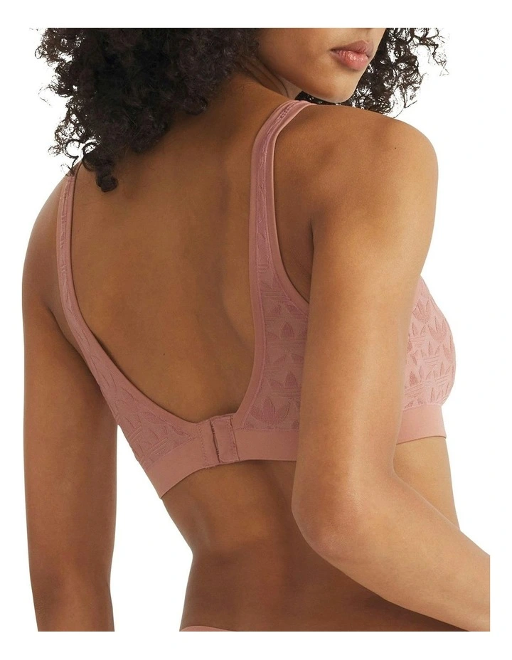 Microterrot Monogram Comfort Scoop Padded Bralette in Clay image 2