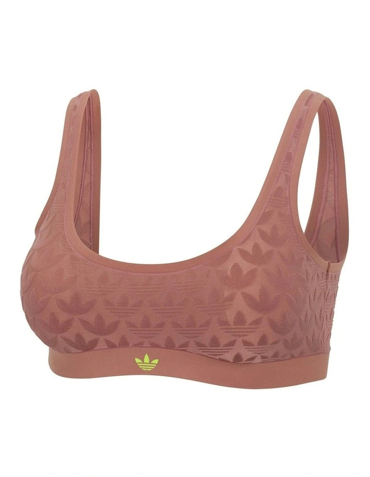 Microterrot Monogram Comfort Scoop Padded Bralette in Clay image 5