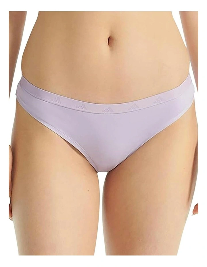 Active Essentials Cotton Low Rise Thong Pack of 3 in Assorted image 2