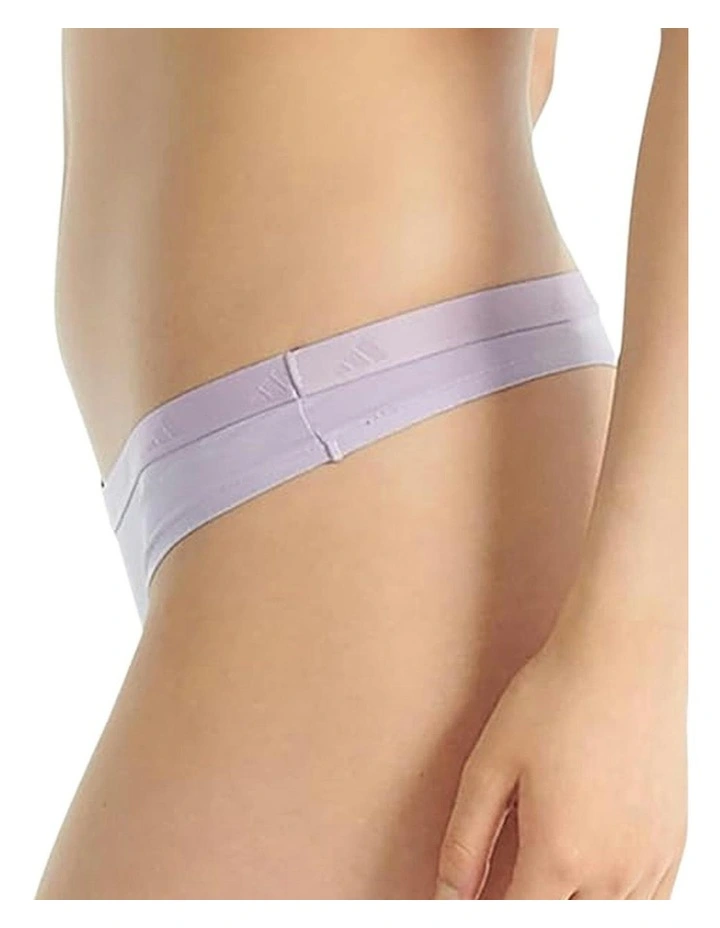 Active Essentials Cotton Low Rise Thong Pack of 3 in Assorted image 4