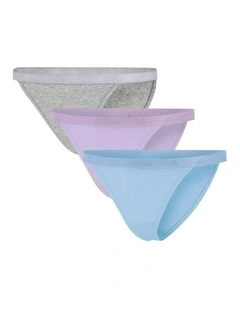 Active Essentials Cotton String Bikini Brief Pack Of 3 in Assorted