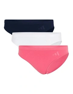 Active Seamless Hipster Bikini Brief Underwear Pack Of 3 in Assorted