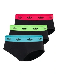 Comfort Flex Cotton Brief Underwear Pack Of 3 in Assorted