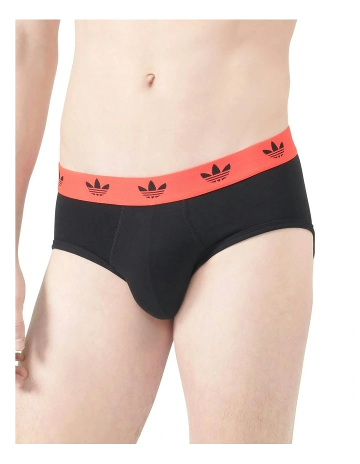 Comfort Flex Cotton Brief Underwear Pack Of 3 in Assorted image 2