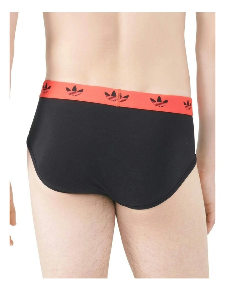 Comfort Flex Cotton Brief Underwear Pack Of 3 in Assorted image 3