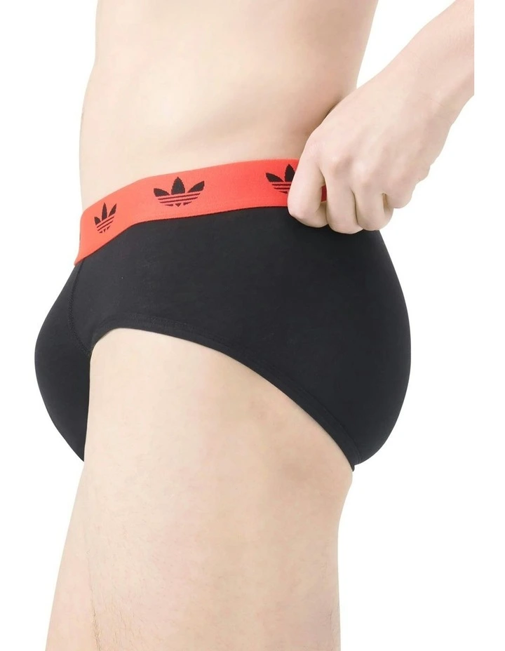 Comfort Flex Cotton Brief Underwear Pack Of 3 in Assorted image 4