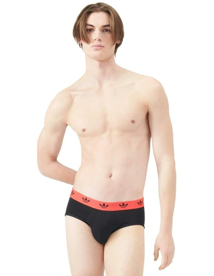 Comfort Flex Cotton Brief Underwear Pack Of 3 in Assorted image 5