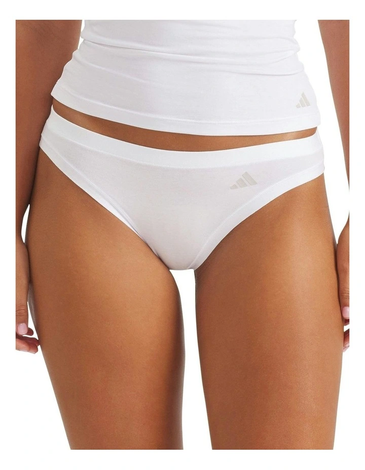 2 Pack Active Modal Comfort Bikini Brief Underwear in Black/White image 6