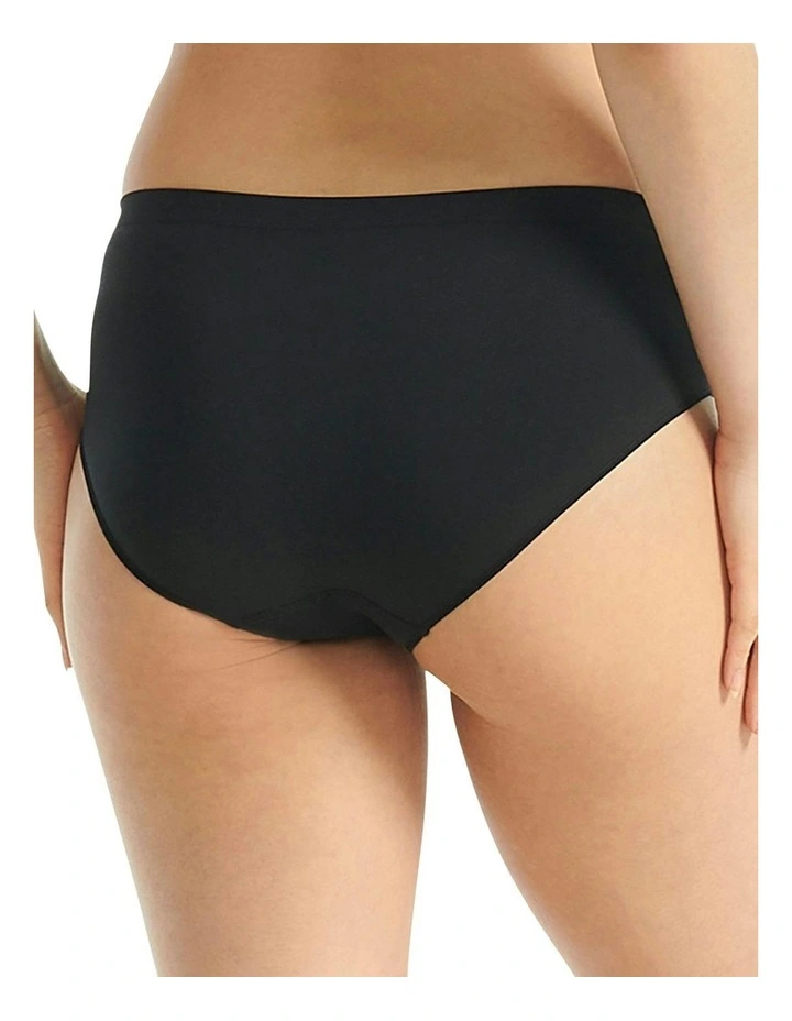3 Pack Active Seamless Hipster Brief Underwear in Black image 3
