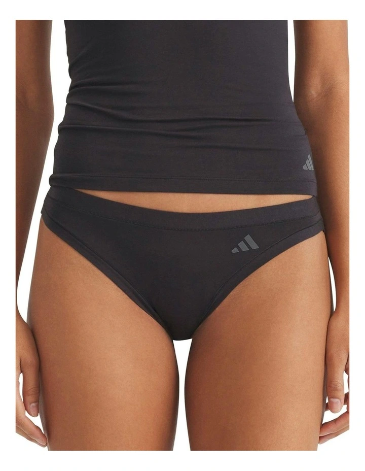 2 Pack Active Modal Comfort Bikini Brief Underwear in Black image 2