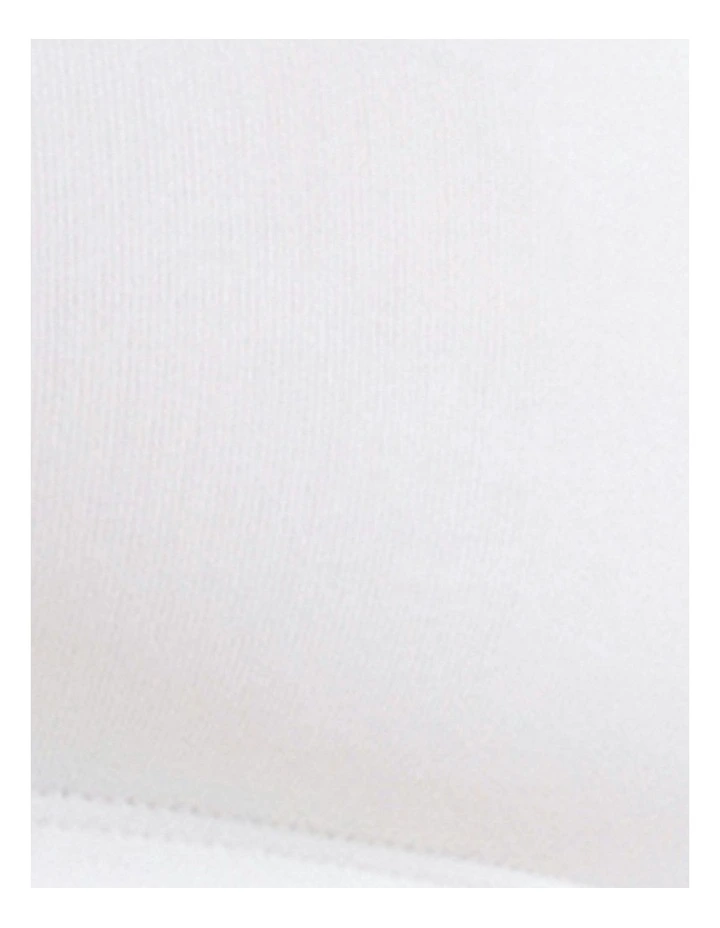 2 Pack Active Modal Comfort Wirefree Bralette With Cotton in White image 6