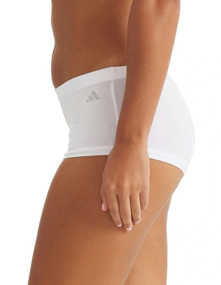 2 Pack Active Modal Comfort Shorty Brief Underwear in Black/White image 6