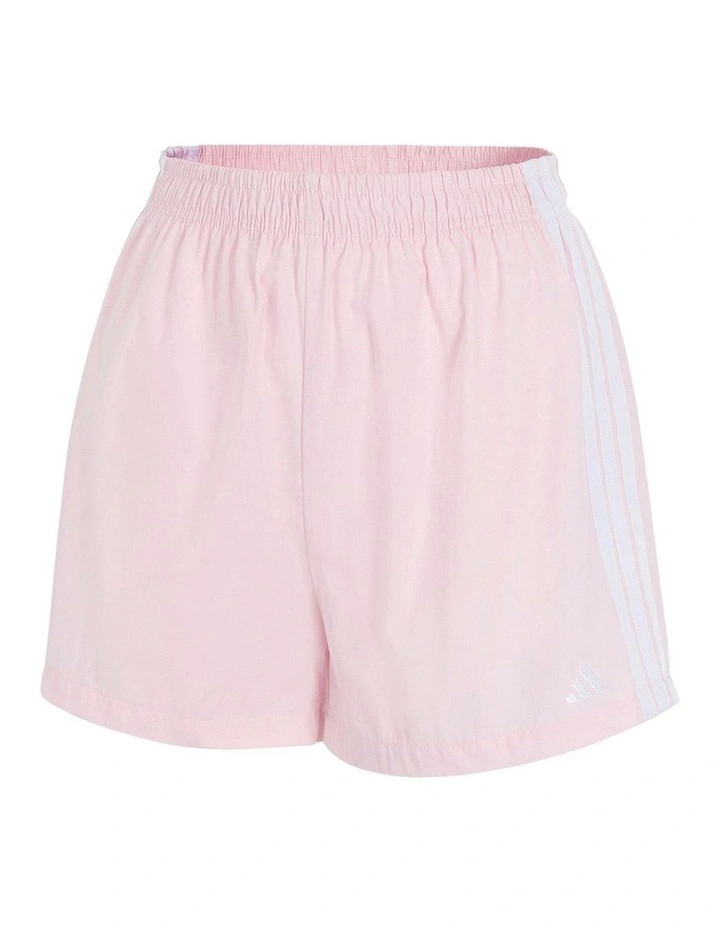 Active Essentials Cotton 3 Stripes Woven Boxer Underwear in Clear Pink image 6