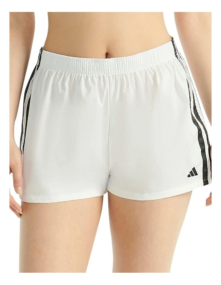 Active Essentials Cotton 3 Stripes Woven Boxer Underwear in White image 1