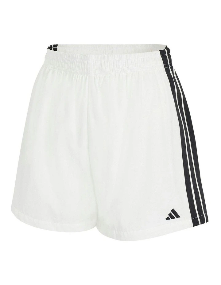 Active Essentials Cotton 3 Stripes Woven Boxer Underwear in White image 6