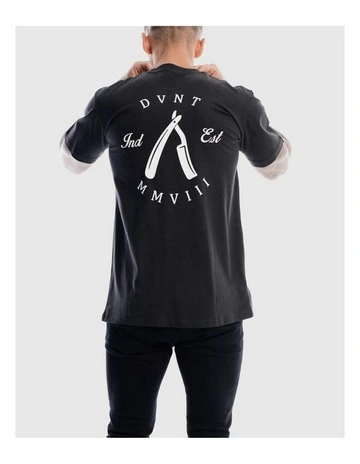 Rough Cuts Tee in Charcoal