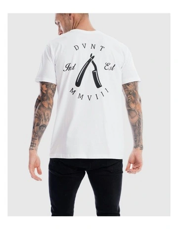Rough Cuts Tee in White