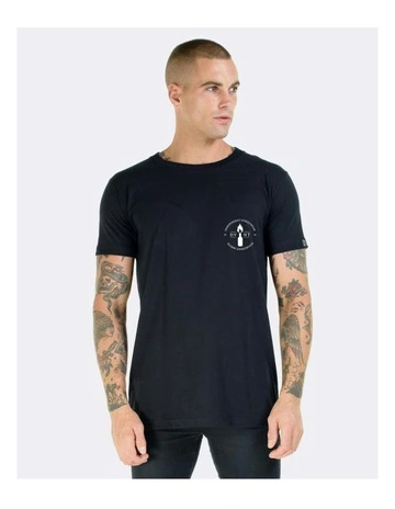Emblem 2.0 Tee in Black