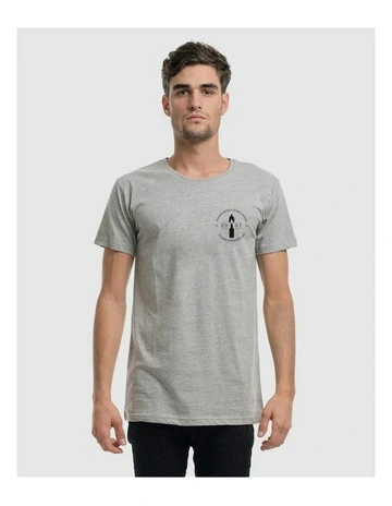 Emblem 2.0 Tee in Grey Marle