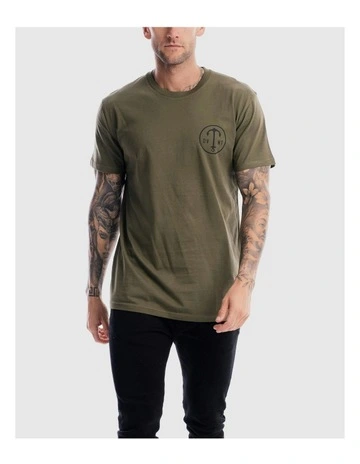 Dive Deep Tee in Olive